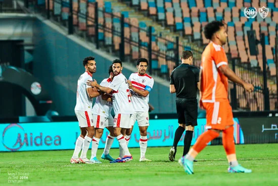 الزمالك يسيطر ويهدر الفرص، وبروكسي يسجل هدفين في 5 دقائق