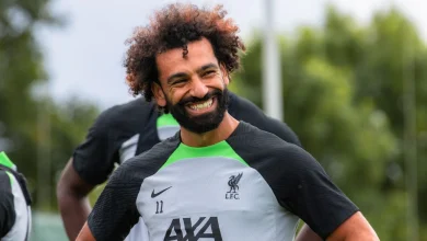 أعلن نادي ليفربول عن عودة محمد صلاح في تدريبات الفريق