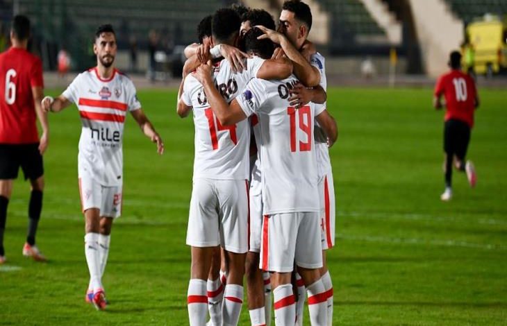 تشكيل لاعبي الزمالك وبلدية المحلة في مباراة الدوري المصري